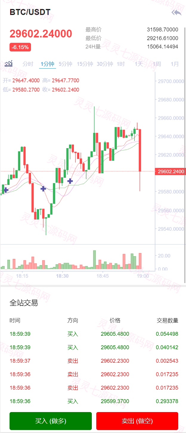 多语言交易所/币币交易/秒合约交易/质押生息 - 11