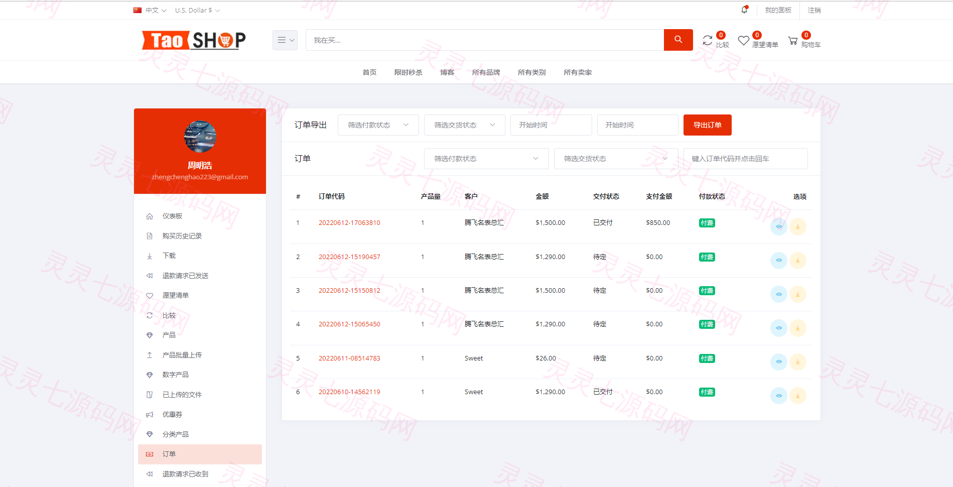 多语言跨境电商商城/多商户货贷商城系统/多币种/多种支付方式 - 12