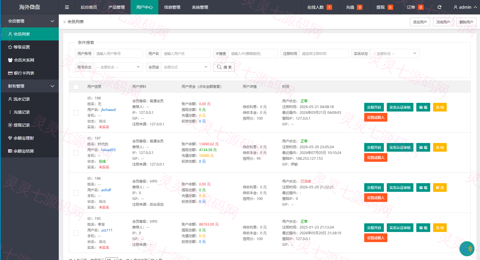 新版农产品微交易系统/PC自适应/信用分/委买微盘 - 21
