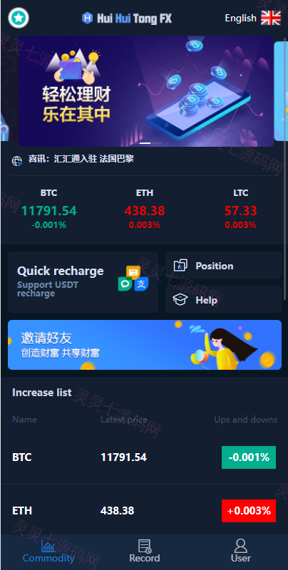 海外版微盘外汇系统/多语言理财系统/微交易/交易所 - 1