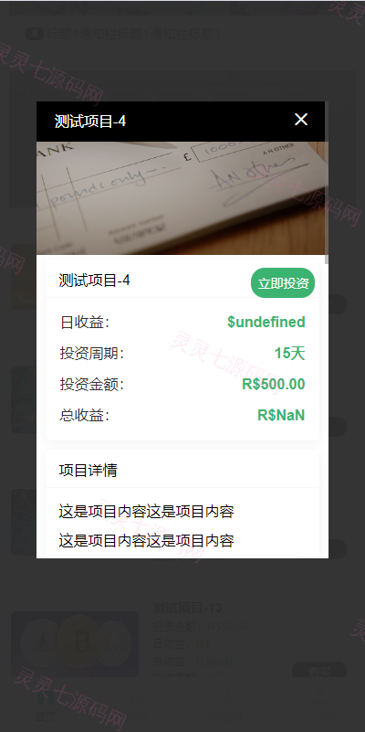 海外多语言投资理财系统/投资认购系统/前端vue - 5