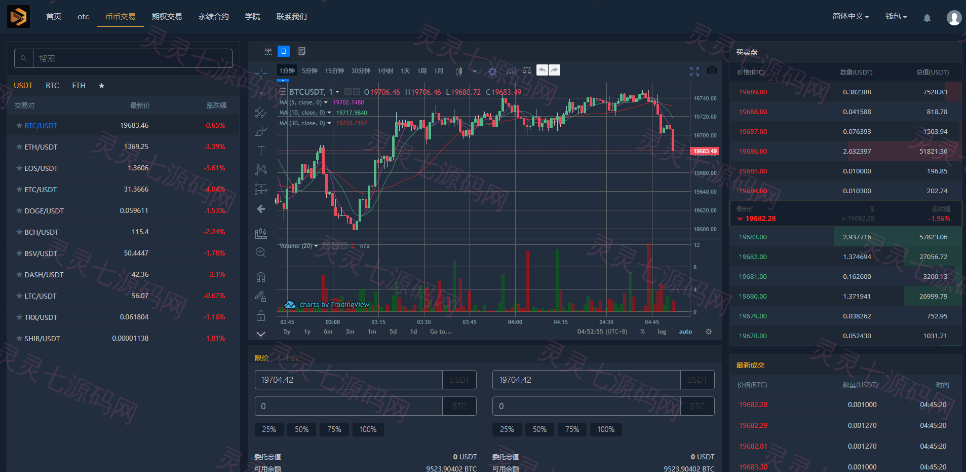 多语言区块链交易所源码/期权交易/申购/币币秒合约交易所 - 12