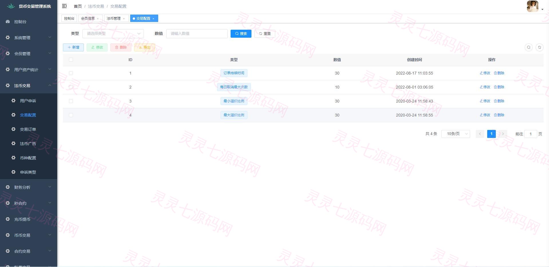 二开版java多语言区块链交易所/法币交易/币币秒合约/合约杠杆交易所 - 23