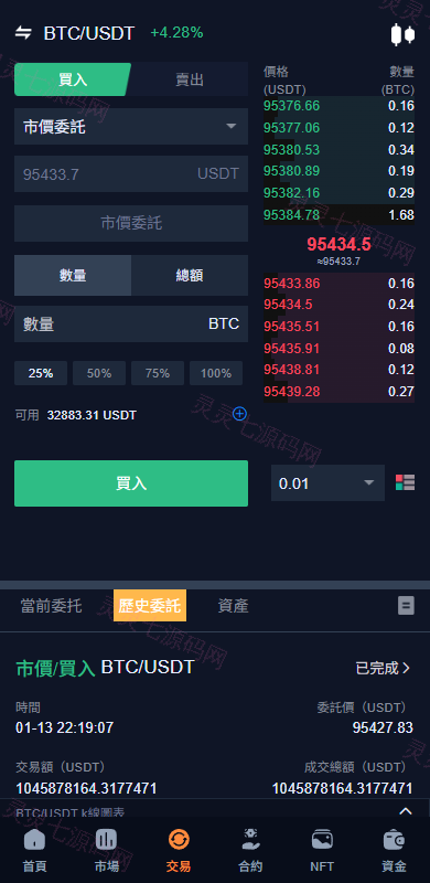 多语言交易所系统/永续合约交割合约/K线控制/C2C/借币 - 5
