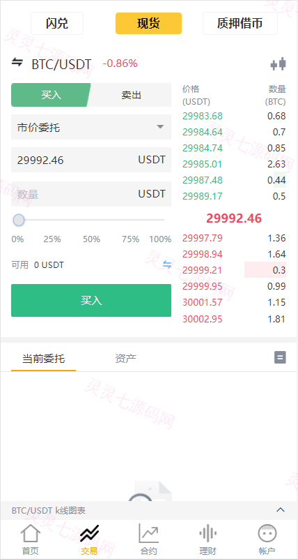 多语言交易所系统/永续交割合约交易/基金理财/锁仓质押 - 5