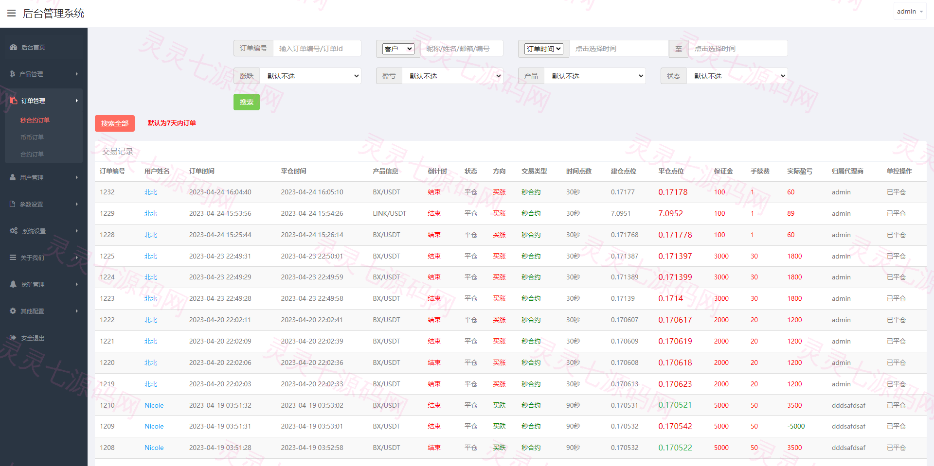 新版交易所系统/伪交易所/币币秒合约交易/质押理财挖矿 - 17