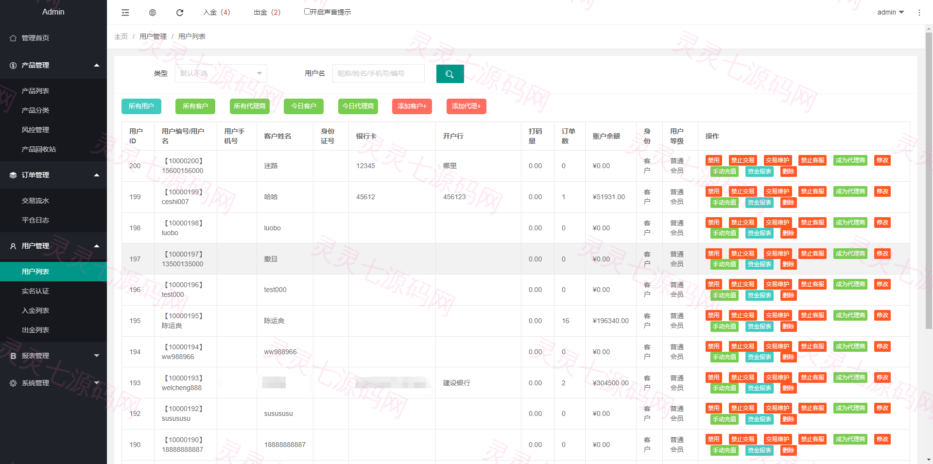 运营版微盘系统/期货黄金白银交易/微交易源码/代理后台 - 18