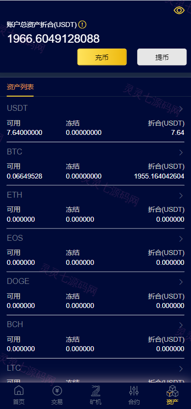 二开优化版区块链交易所/时间盘矿机系统/智能挖矿/币币合约交易 - 17