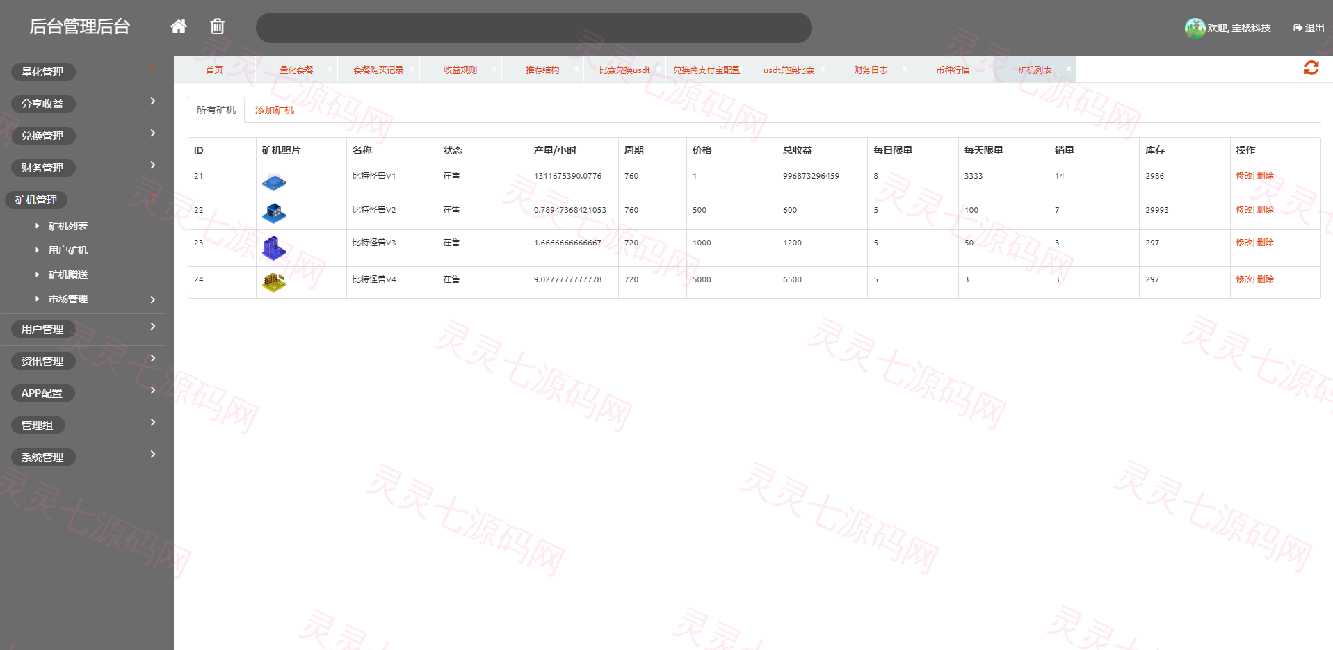 全新二开四语言区块链矿机系统/合约矿机交易/USDT数字钱包 - 21