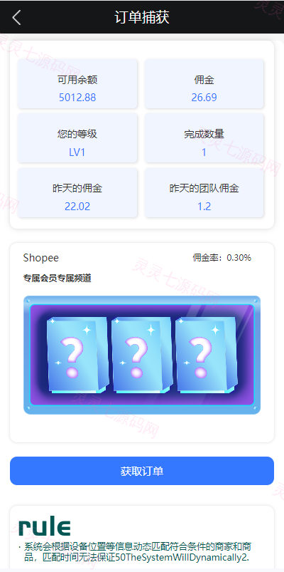 多语言抢单刷单系统/海外抢单刷单/派单/订单自动匹配 - 5