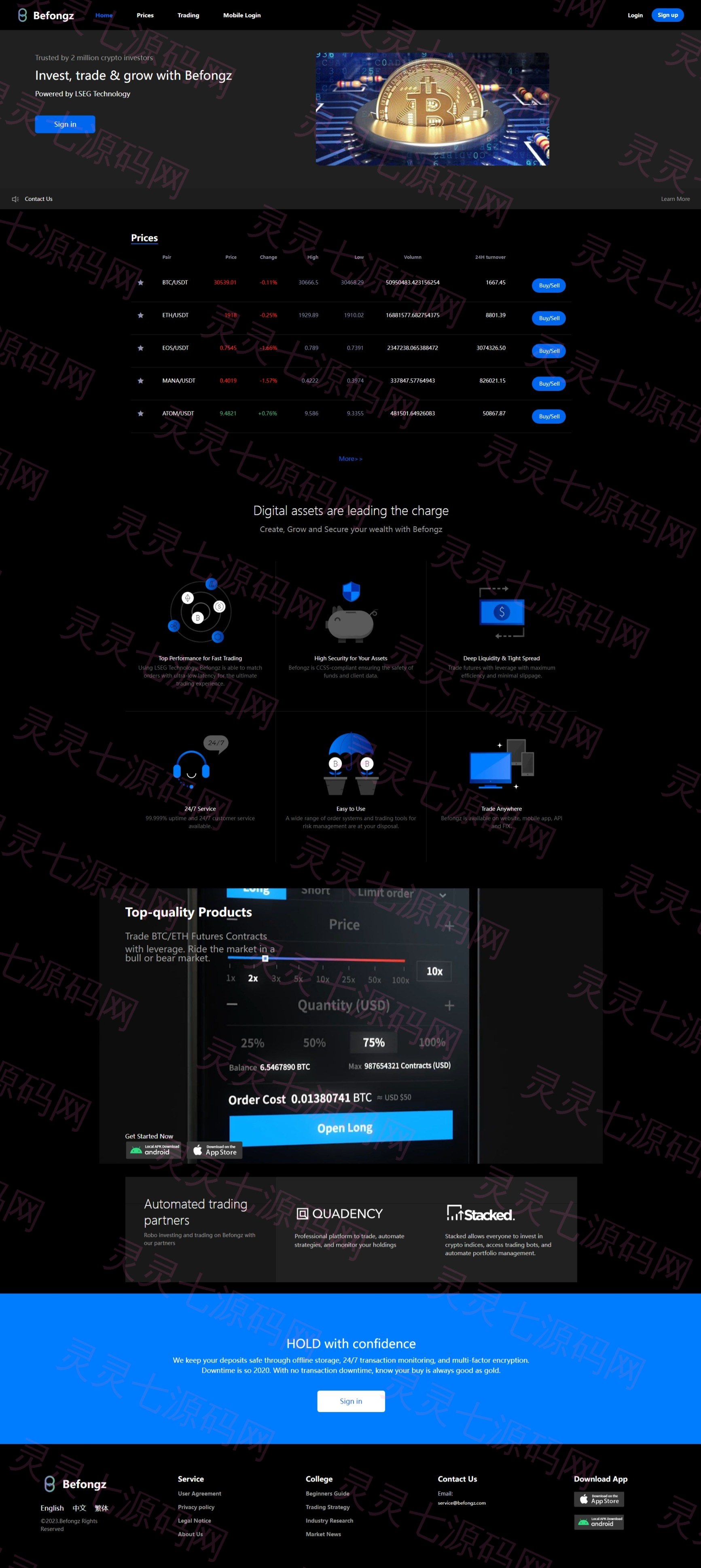 多语言合约交易所/区块链虚拟币交易系统/前端uinapp - 10