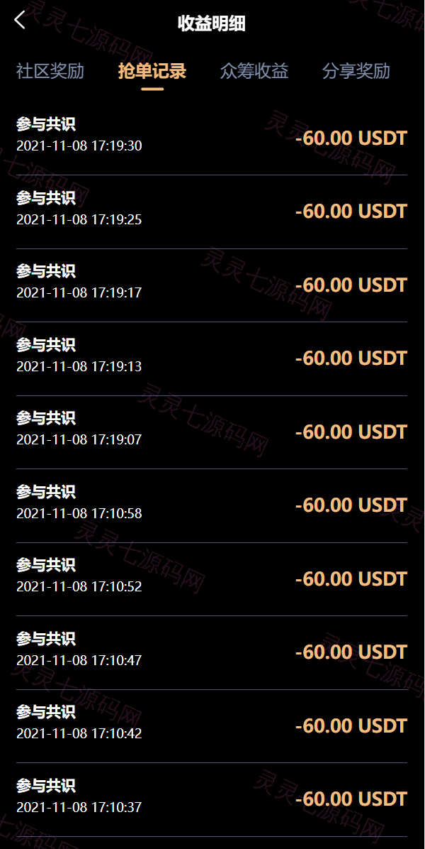 IPFS算力矿机/usdt排单众筹系统/usdt理财分红系统 - 4