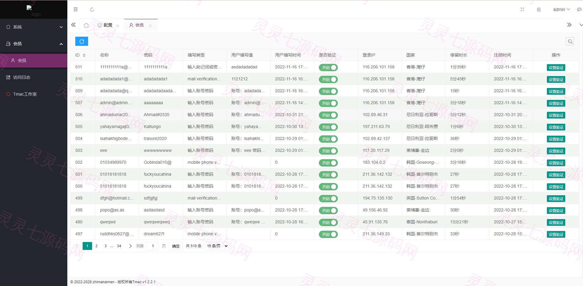 仿欧意盗号源码/okx交易所登录盗号/后台控制短信同步 - 5