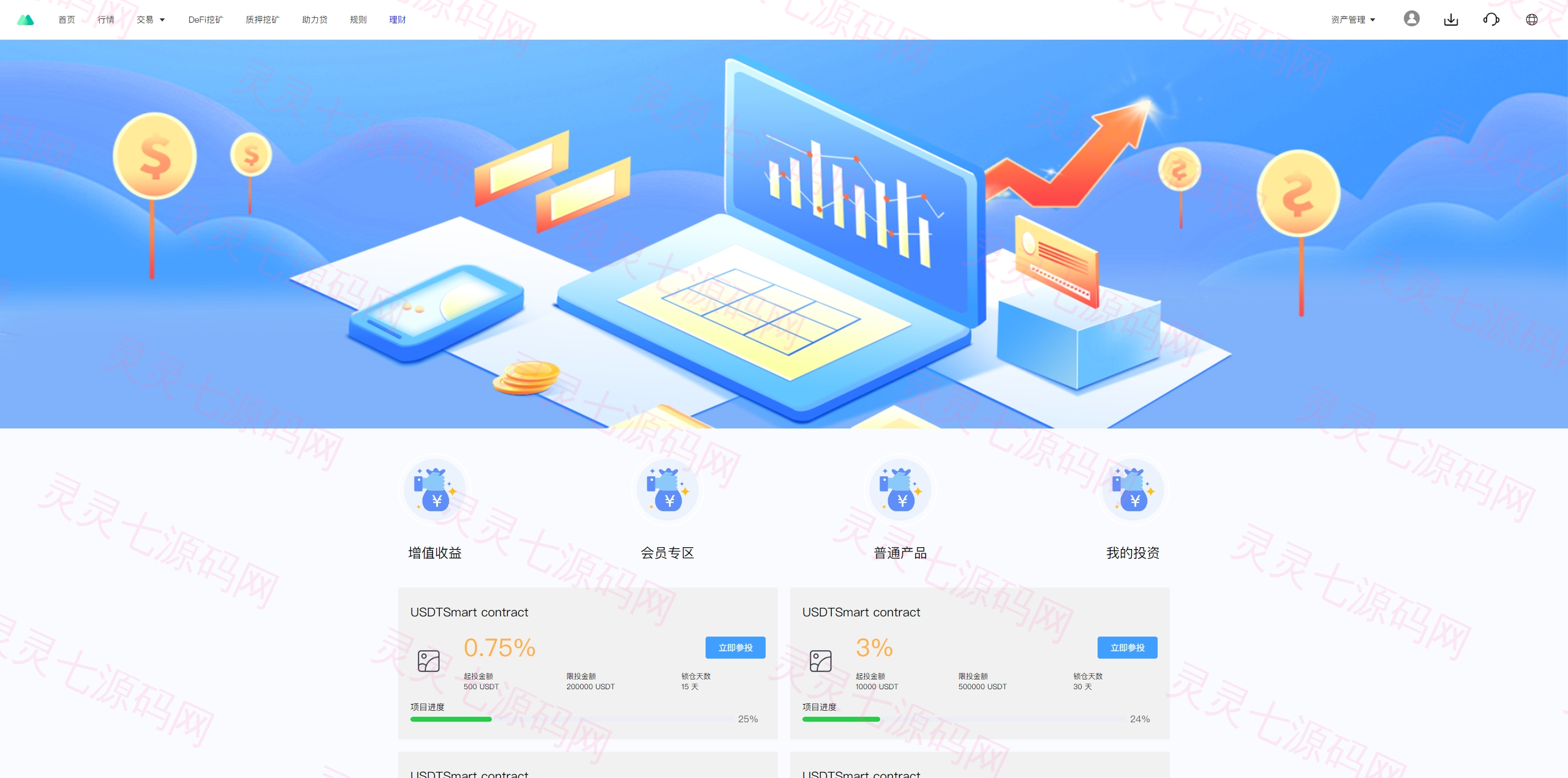 多语言JAVA交易所系统/DAPP交易所/秒合约/U本位/质押借贷 - 25