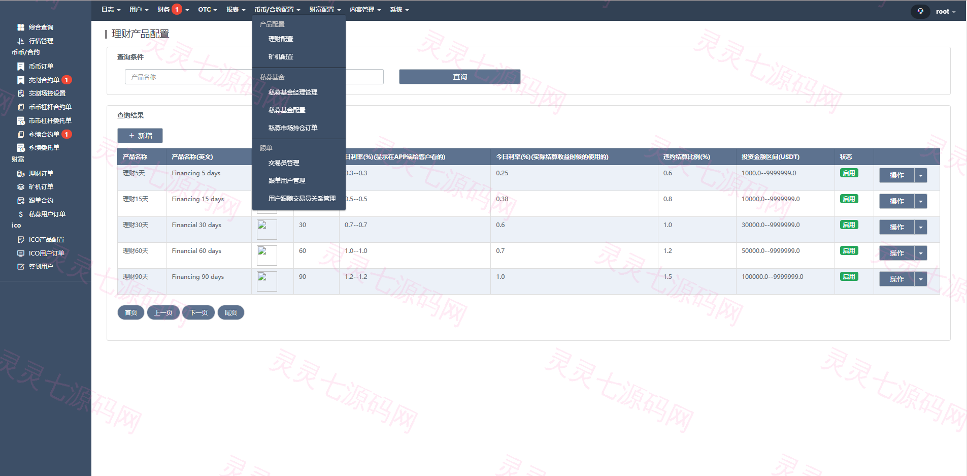 全新UI多语言交易所/永续合约交易/基金理财/锁仓质押交易所源码 - 23