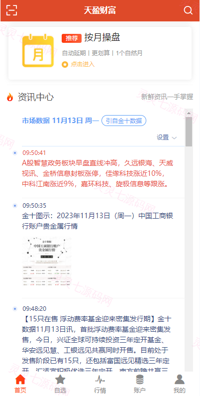 uinapp版股票交易系统/股票配资策略系统/K线图完美 - 2