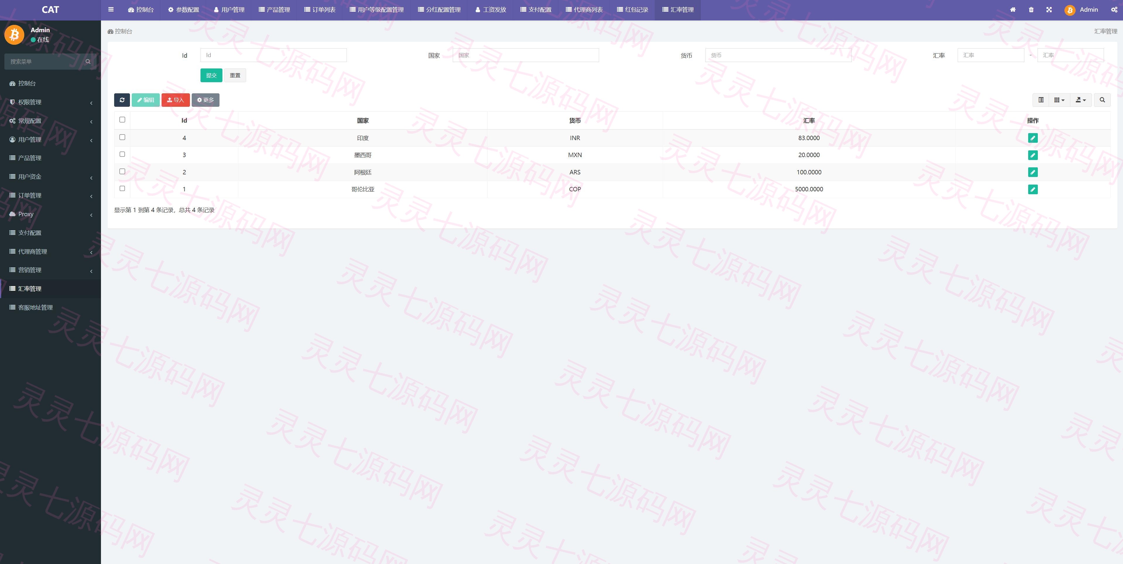 运营版多语言印度矿机系统/投资理财系统/前后端分离/单独代理后台 - 25