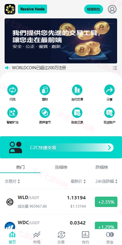 海外多语言交易所系统/永续合约交割合约/C2C/K线控制 - 1