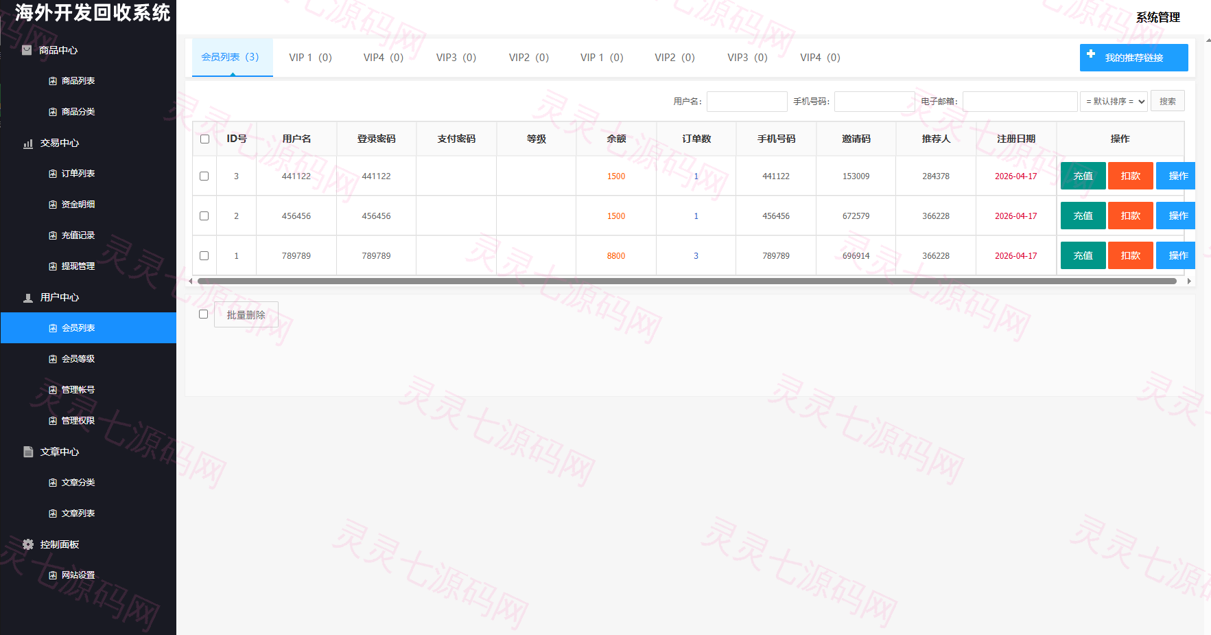 海外新能源商品回收系统/自定义回收/信用分/多语言订单回收 - 19