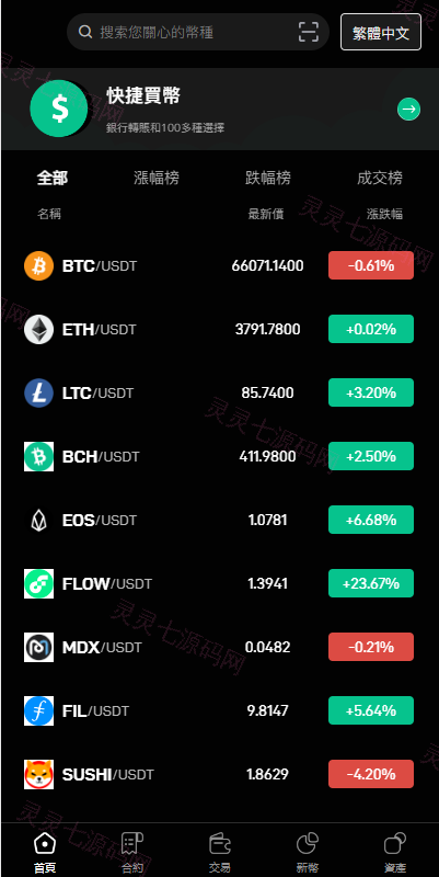 多语言交易所系统/秒合约交易/币币合约/c2c/质押投资 - 3