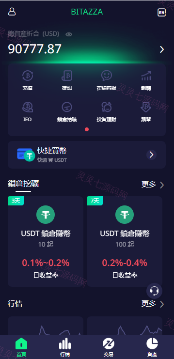 多语言交易所系统/期权/合约币币交易/IEO/质押 - 2