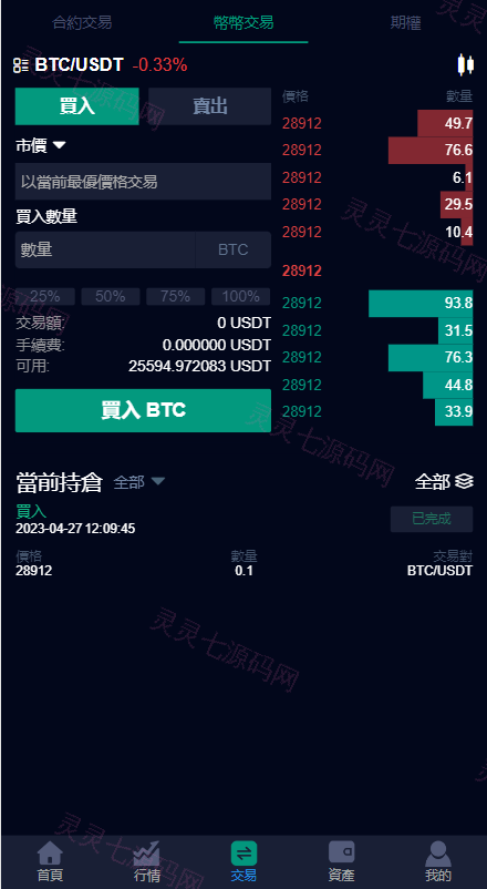二开版微盘时间盘系统/币币合约期权交易/微交易/伪交易所源码 - 8