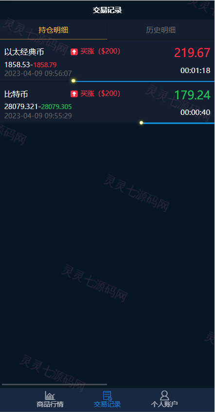 新版双语言汇汇通系统/代理后台/外汇虚拟币微盘/微交易系统 - 9