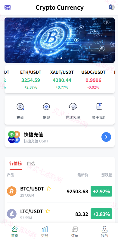 新UI海外微盘系统/虚拟币秒合约/多语言时间盘 - 3