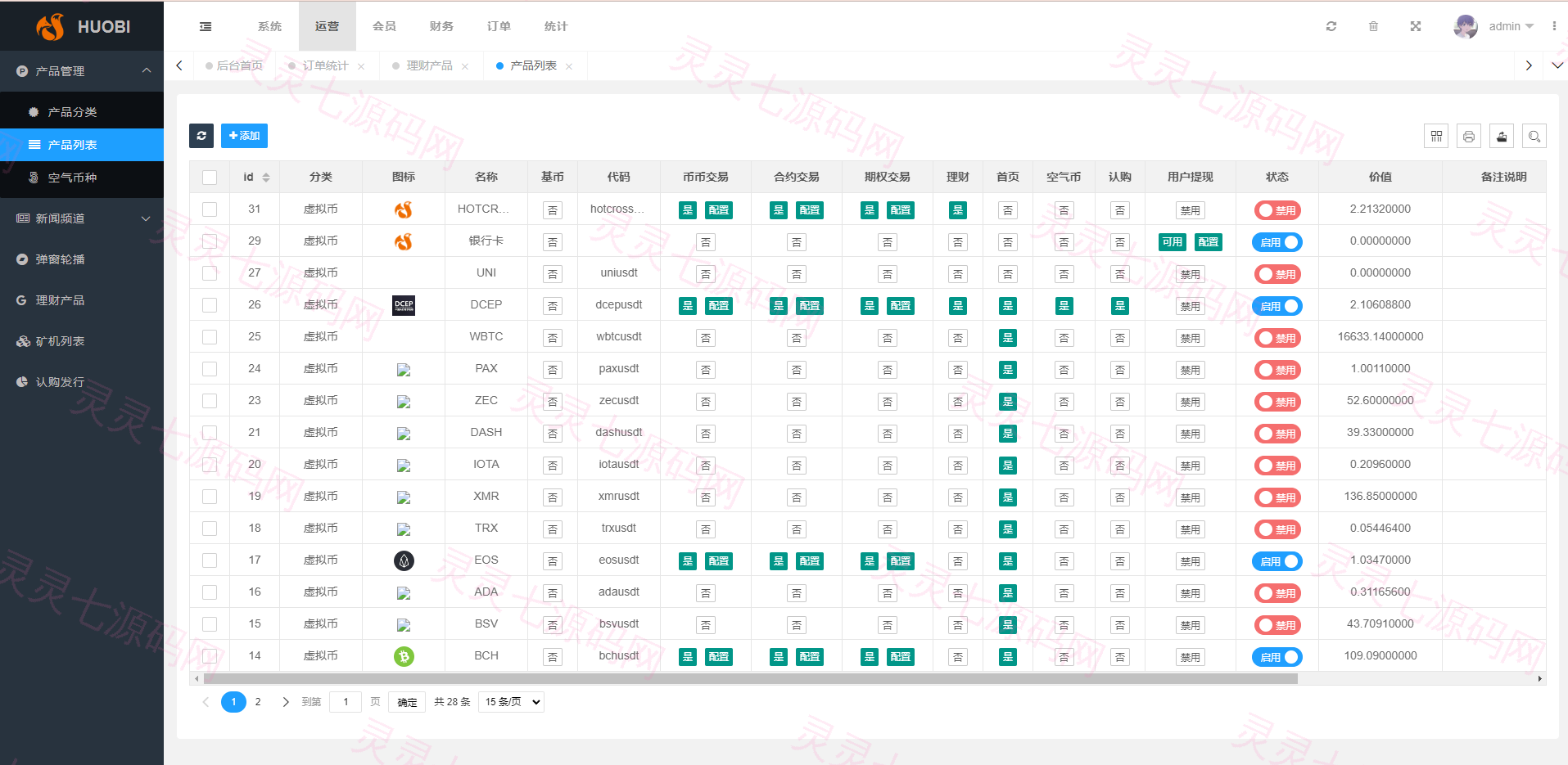 新版多语言交易所系统/合约期权交易所/理财认购矿机 - 17
