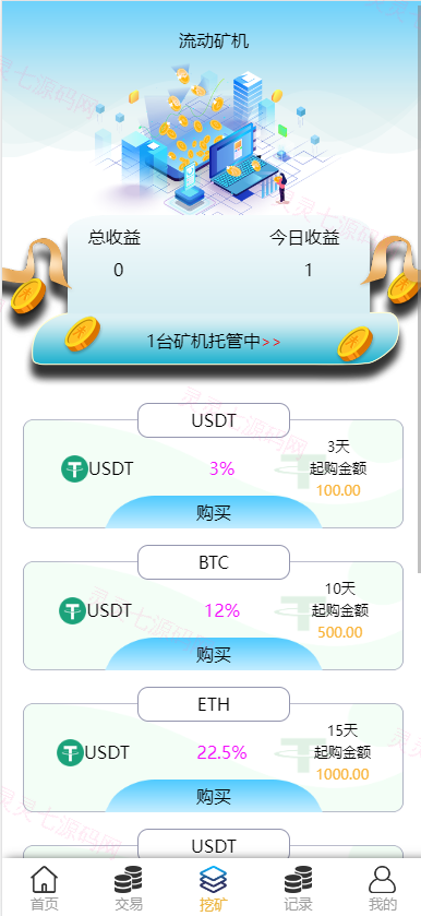 定制版MT5微交易系统/MT5微盘系统/矿机质押/外汇虚拟币微盘源码 - 8
