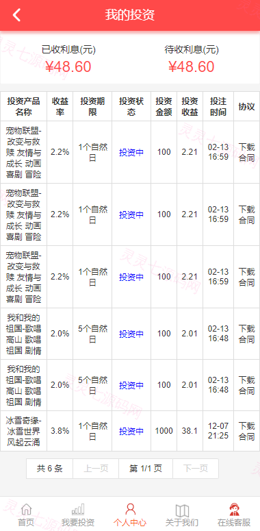 经典版影视理财系统/影视投资众筹系统/投资理财源码 - 9