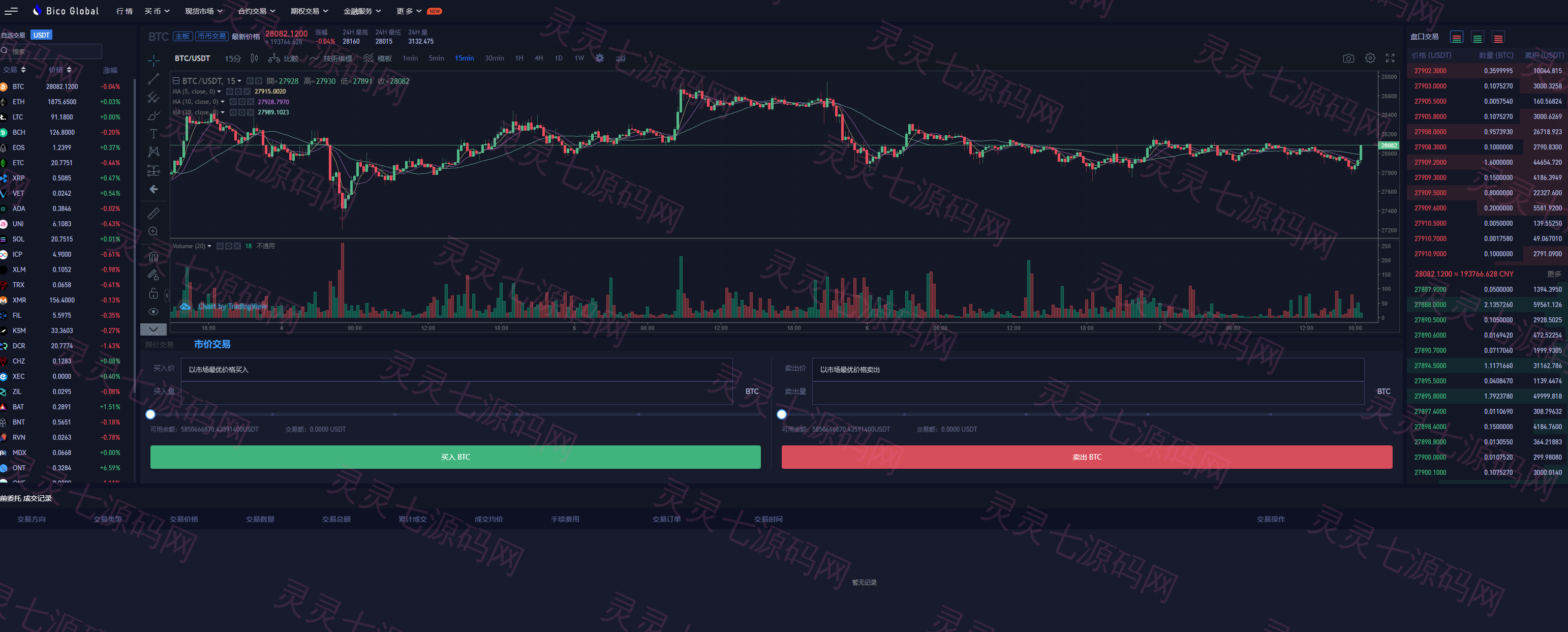 多语言java原生交易所系统/秒合约/IEO/质押/全开源交易所 - 21