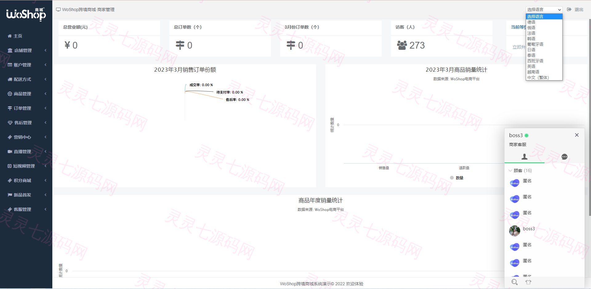 全套WoShop多商户跨境电商系统/付费插件/多语言/国际支付 - 13