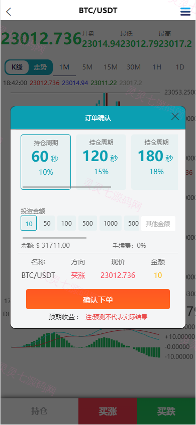 定制版MT5微交易系统/MT5微盘系统/矿机质押/外汇虚拟币微盘源码 - 5