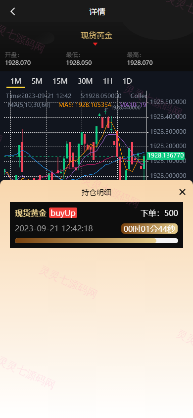 运营版微盘系统/期货黄金白银交易/微交易源码/代理后台 - 6