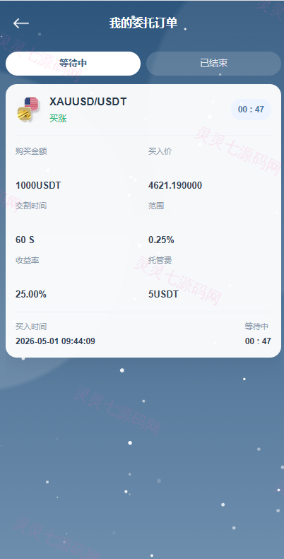 海外DAPP秒合约交易所/黄金/外汇/贷款/量化/信用分 - 7