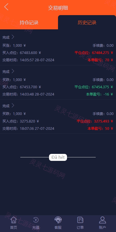 PC自适应微盘系统/微交易所/伪交易所/利息宝/单控全控 - 17