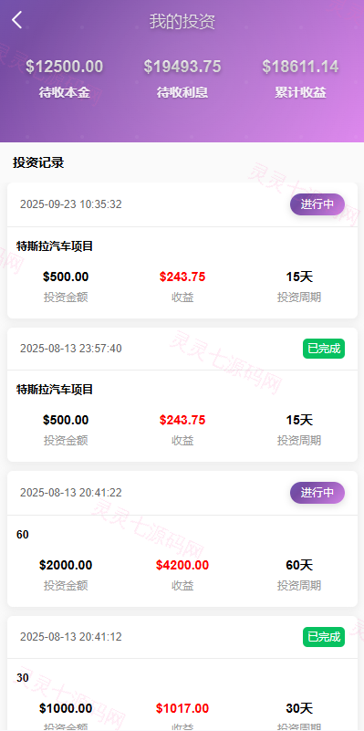 多语言投资理财系统/新能源投资返利/海外投资众筹系统 - 7