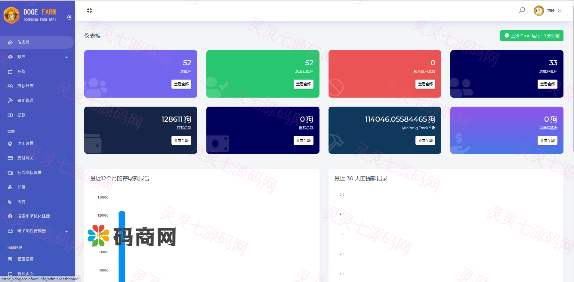 独家狗狗币DeFi矿场/DeFi区块链/流动性矿池/存币生息 - 3