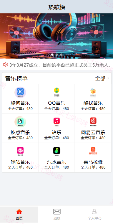 音乐打榜伪商城系统/订单自动匹配/打码/代理后台 - 1