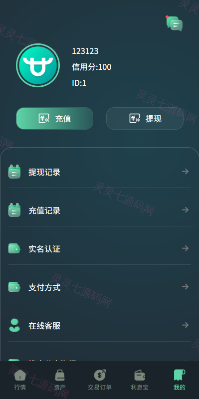 海外虚拟币微盘系统/信用分/实名认证/多语言微交易 - 9