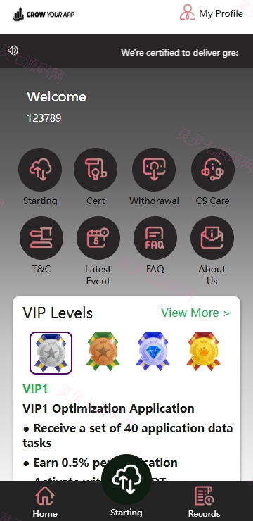 海外抢单刷单系统/模式分组派单/前端uniapp - 1