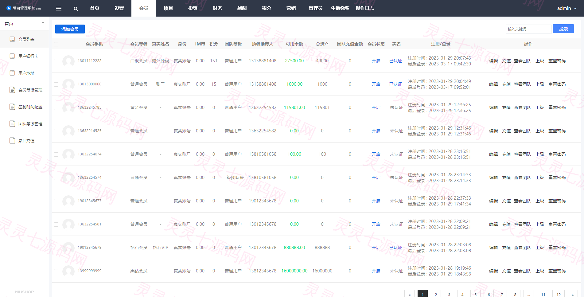 全新项目投资理财系统/投资众筹系统/自带im即时通讯 - 19