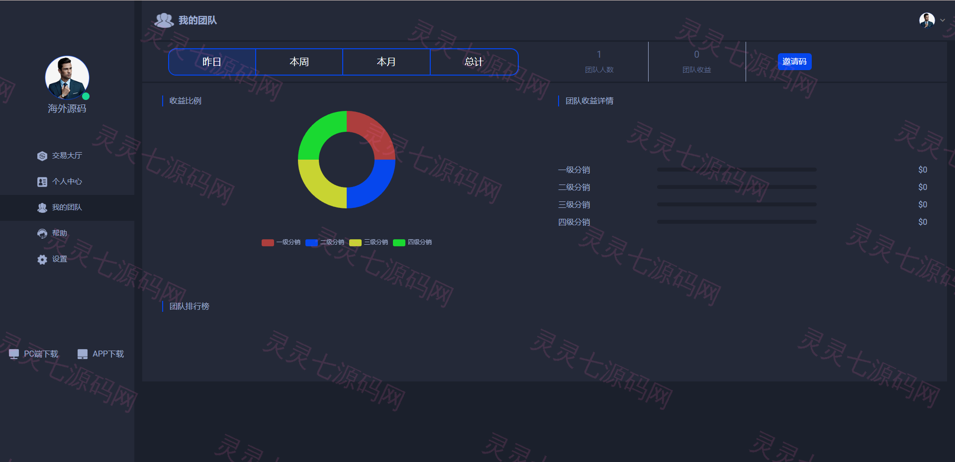 全新UI微交易系统/微盘秒合约源码/PC版微盘/虚拟币交易所源码 - 13