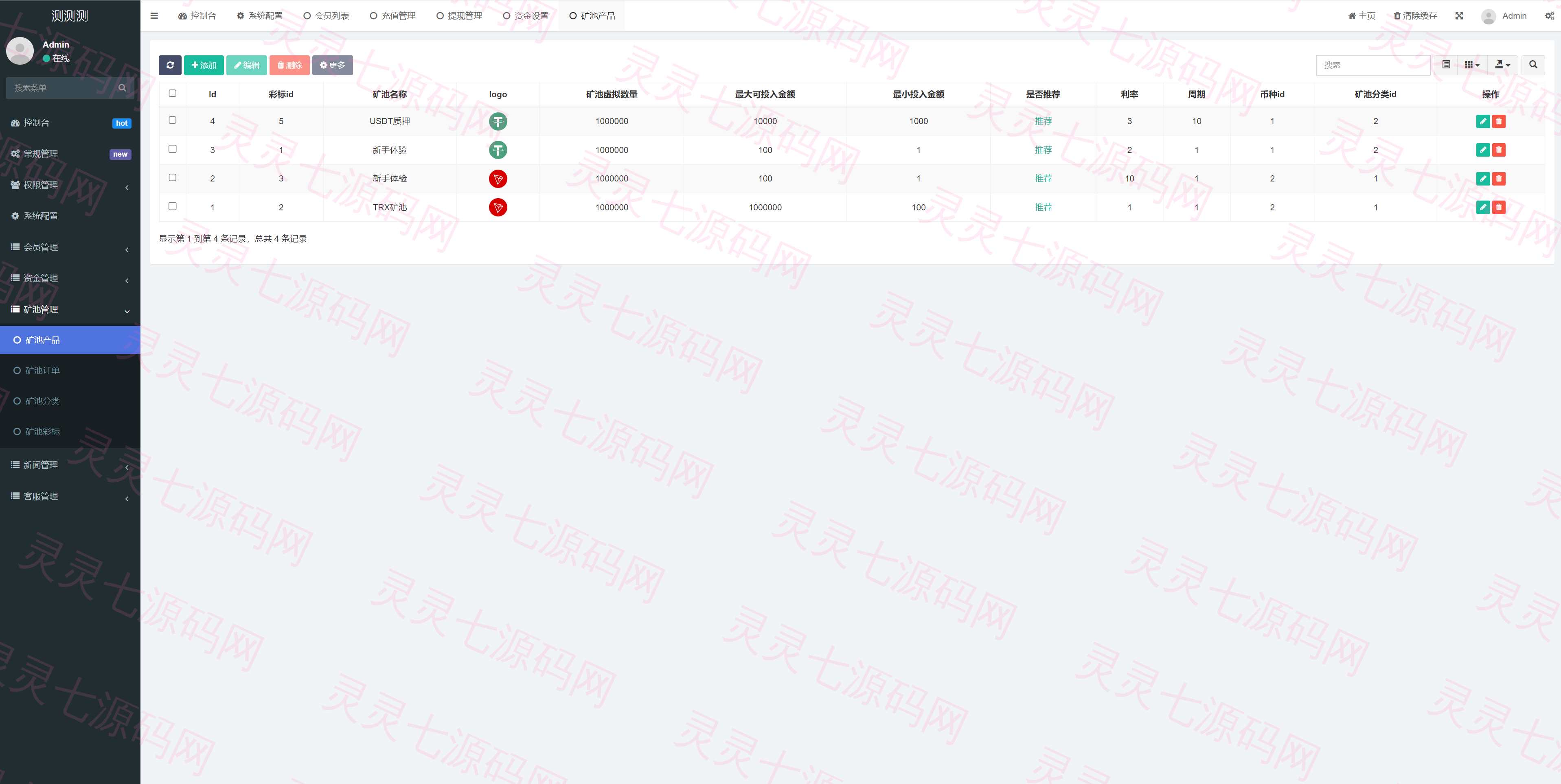 新版USDT/TRX区块链理财系统/质押挖矿/云算力矿机系统 - 21