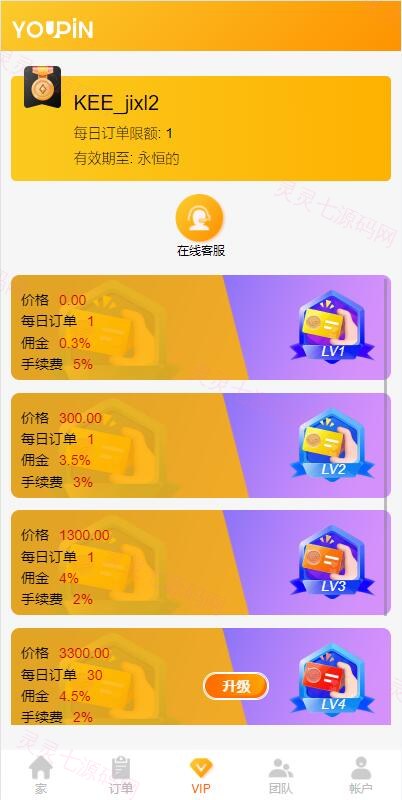 多语言海外抢单刷单系统/大转盘抽奖余利宝/代理后台/订单自动匹配 - 10