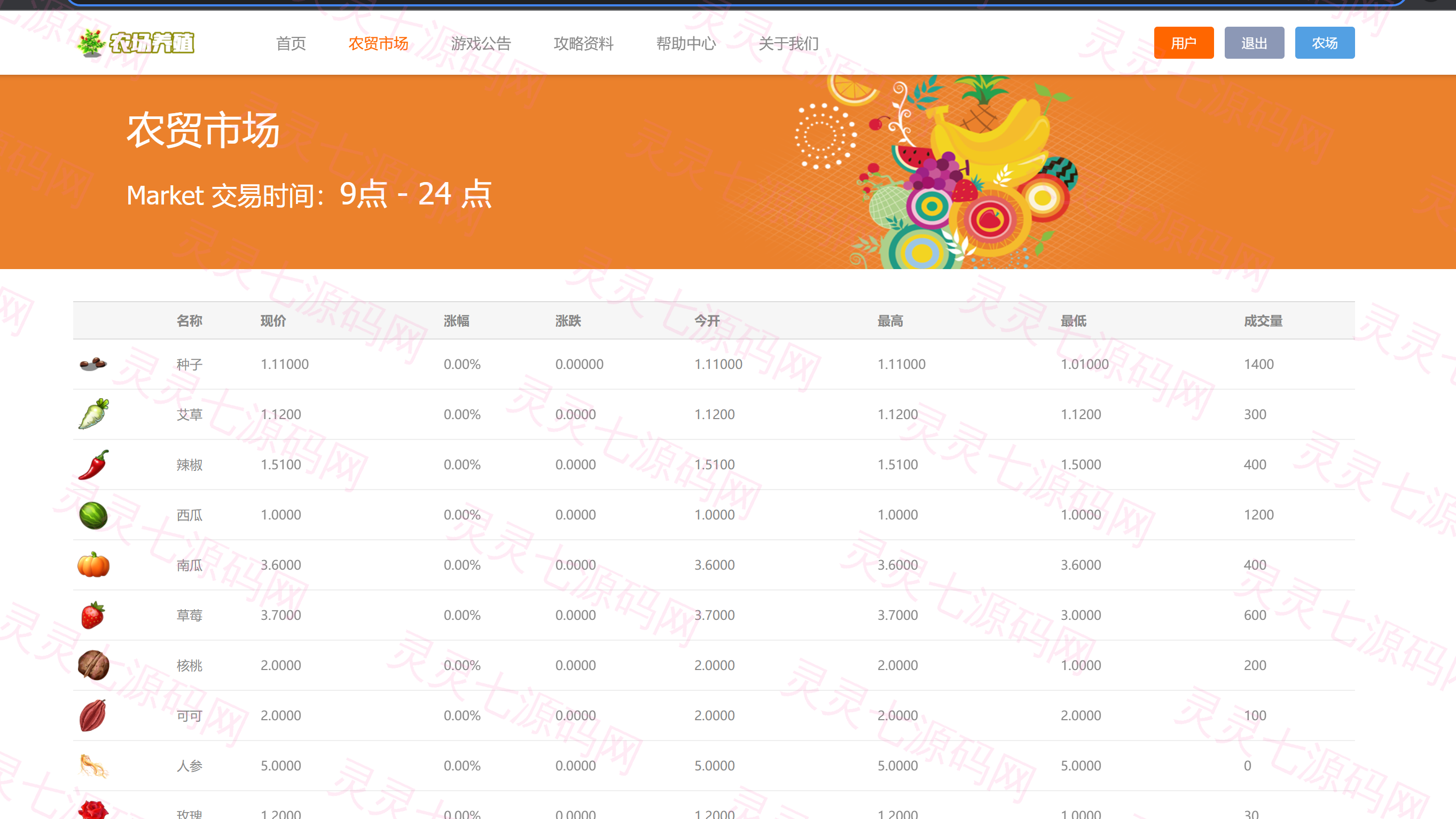 uni-app共享农场/nft元宇宙/农场游戏 - 2