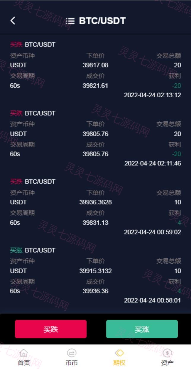 java版区块链交易所/币币交易/秒合约期权交易所 - 5