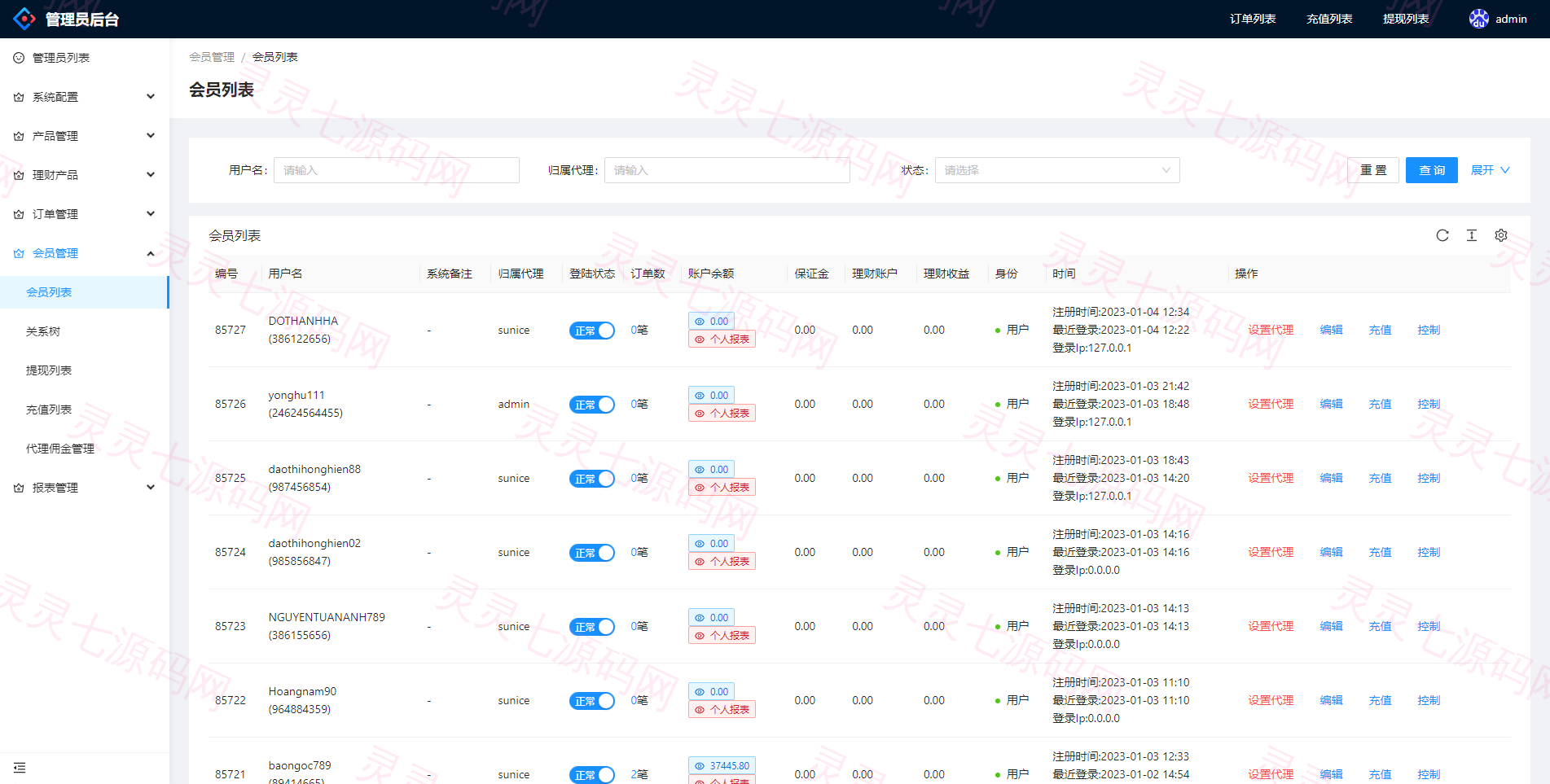 多语言微交易系统/外汇虚拟币贵金属微盘源码/新增群控单控/前端vue - 19