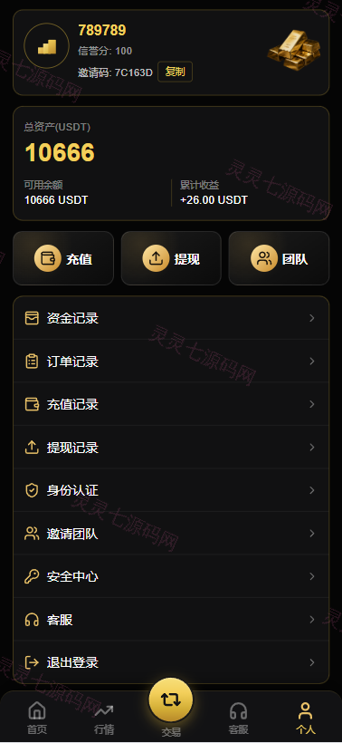 PHP版海外高端黄金交易源码/微盘微交易/黄金投资交易 - 8